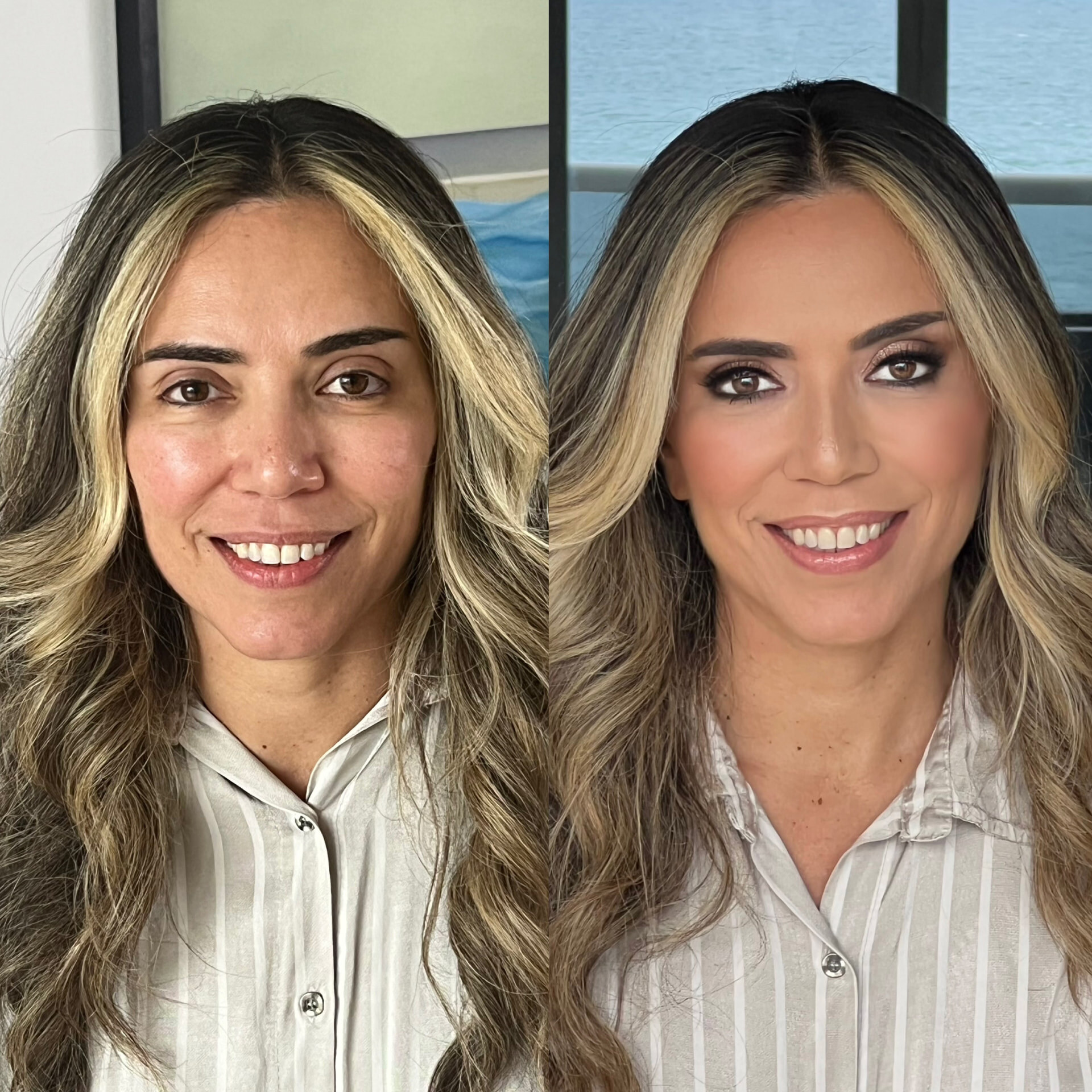 Before and after makeup transformation 3 by Nancy Rand