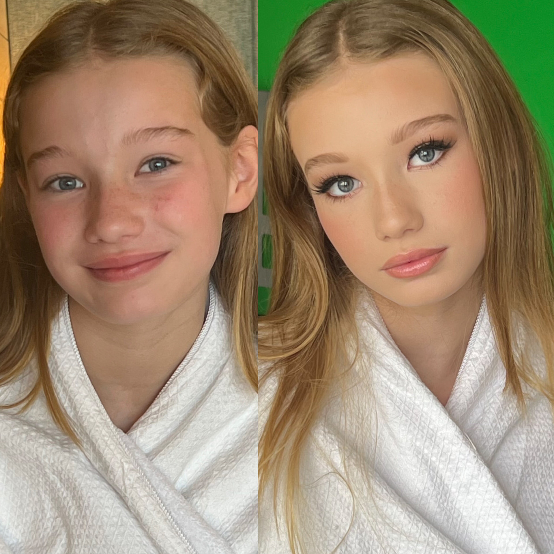 Before and after makeup transformation 7 by Nancy Rand