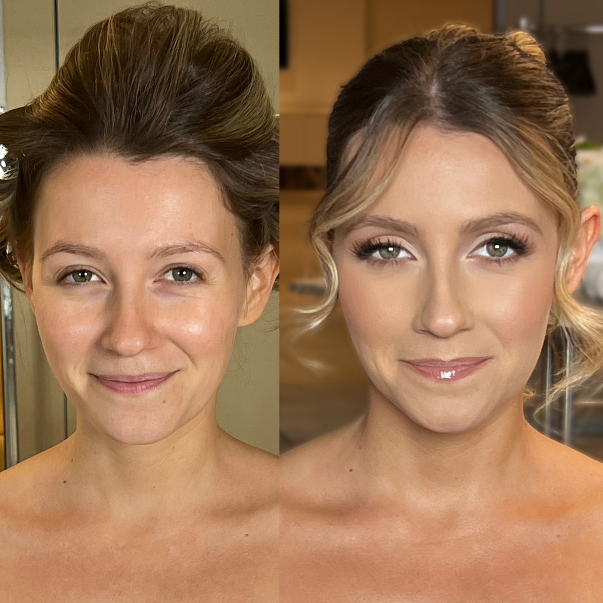 Before and after makeup transformation 10 by Nancy Rand