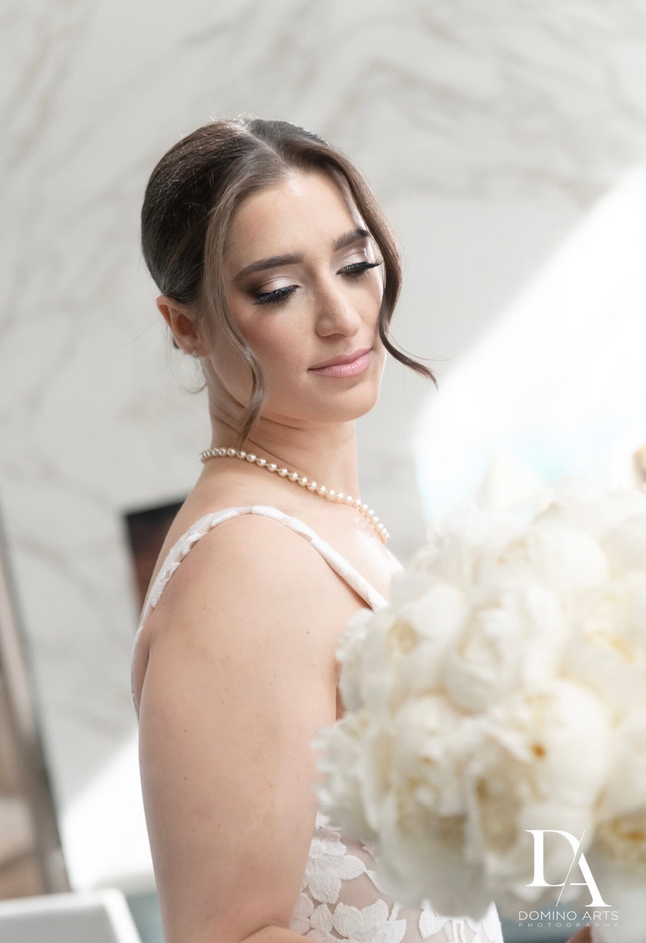 Bride with Peonies